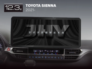 JHY 12.3吋安卓機，專用於 TOYOTA SIENNA (2021-) 專車專用面板