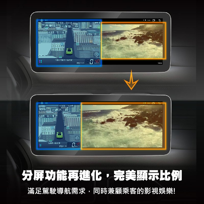 APP左右分屏
