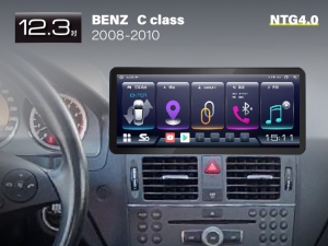 BENZ C CLASS 12.3吋原車螢幕升級