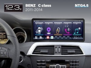 BENZ C CLASS 12.3吋原車螢幕升級