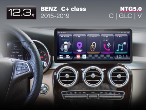 BENZ C+ CLASS 12.3吋原車螢幕升級