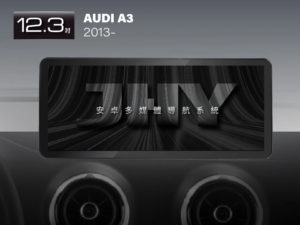 JHY 12.3吋安卓機，專用於 AUDI A3 (2013-) 專車專用面板